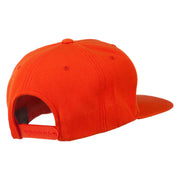 Halloween Pumpkin Face Embroidered Snapback Cap