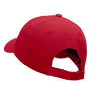 Football Play Embroidered Deluxe Garment Washed Cotton Twill Cap