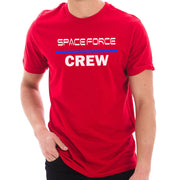 NASA Space Force Crew Designed Short Sleeve Cotton Jersey T-Shirt