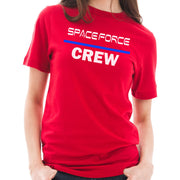 NASA Space Force Crew Designed Short Sleeve Cotton Jersey T-Shirt