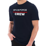 NASA Space Force Crew Designed Short Sleeve Cotton Jersey T-Shirt