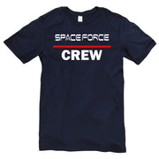 NASA Space Force Crew Designed Short Sleeve Cotton Jersey T-Shirt