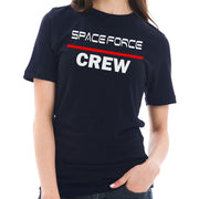 NASA Space Force Crew Designed Short Sleeve Cotton Jersey T-Shirt