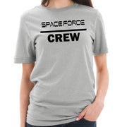 NASA Space Force Crew Designed Short Sleeve Cotton Jersey T-Shirt