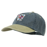 Gaming Pinochle Embroidered Washed Cap