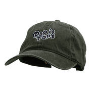 Pop is Tops Embroidered Washed Pigment Dyed Cap