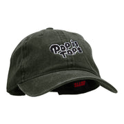 Pop is Tops Embroidered Washed Pigment Dyed Cap