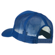 Police Badge Embroidered Mesh Cap