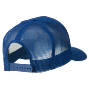 Police Badge Embroidered Mesh Cap