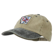 Gaming Pinochle Embroidered Washed Cap