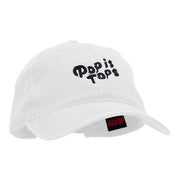 Pop is Tops Embroidered Washed Pigment Dyed Cap