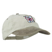 Gaming Pinochle Embroidered Washed Cap