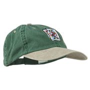 Gaming Pinochle Embroidered Washed Cap