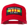 Vietnam Navy Veteran Patched Mesh Cap