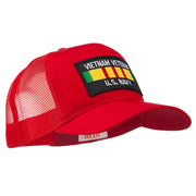 Vietnam Navy Veteran Patched Mesh Cap