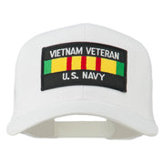 Vietnam Navy Veteran Patched Mesh Cap