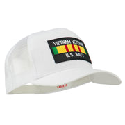 Vietnam Navy Veteran Patched Mesh Cap