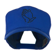 Praying Hands Embroidered Cap