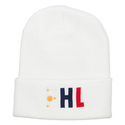 Philippines Embroidered Long Beanie