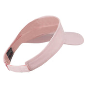 Hot Pink Ribbon Breast Cancer Embroidered Visor