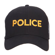 Police Embroidered Mesh Cap