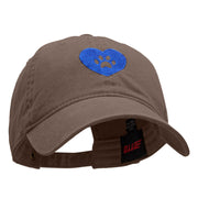 Paw Heart Logo Embroidered Cotton Twill Washed Cap