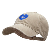 Paw Heart Logo Embroidered Cotton Twill Washed Cap