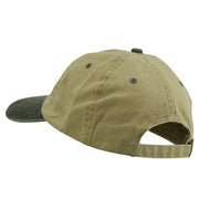 Wording of Grandpa Embroidered Washed Two Tone Cap