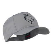 Praying Hands Embroidered Cap