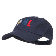 Philippines PHL Flag Embroidered Low Profile Cap