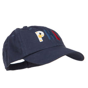 Philippines PHL Flag Embroidered Low Profile Cap