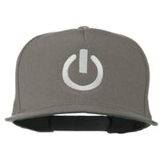 Power Icon Embroidered Snapback Cap