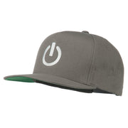 Power Icon Embroidered Snapback Cap