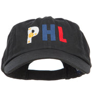 Philippines PHL Flag Embroidered Low Profile Cap