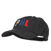 Philippines PHL Flag Embroidered Low Profile Cap