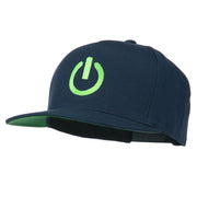 Power Icon Embroidered Snapback Cap