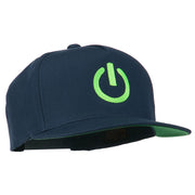 Power Icon Embroidered Snapback Cap