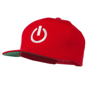 Power Icon Embroidered Snapback Cap