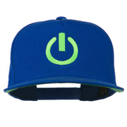 Power Icon Embroidered Snapback Cap