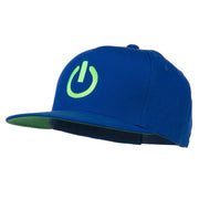 Power Icon Embroidered Snapback Cap