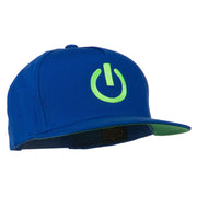 Power Icon Embroidered Snapback Cap