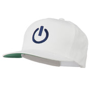 Power Icon Embroidered Snapback Cap