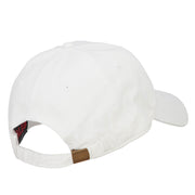 Persian Cat Embroidered Washed Cotton Twill Cap