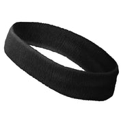Religious Symbol Embroidered Head Bands Terry - Black OSFM