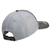 U.S. Army 1st Armored Division Embroidered Low Profile Special Cotton Mesh Cap - Black OSFM