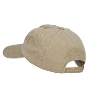 Persian Cat Embroidered Washed Cotton Twill Cap