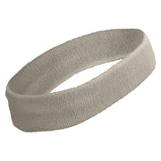 Religious Symbol Embroidered Head Bands Terry - Lt-Grey OSFM