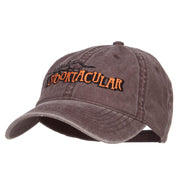 Spooktacular Embroidery Washed Cap