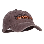 Spooktacular Embroidery Washed Cap