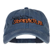 Spooktacular Embroidery Washed Cap